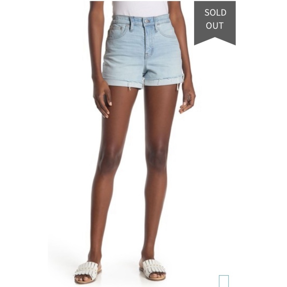 Madewell High Waisted Denim Shorts 27